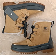 NEW Sorel Torino II Boots Curry Black Waterproof Womens Size 5 RRP £150