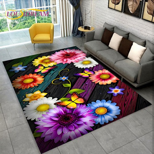 Butterfly floor rugs - 3d,