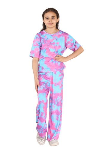 Girls pyjamas tie - tie, dye