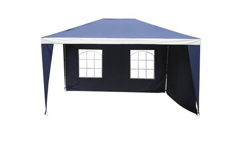 Gazebo with side - 4m,