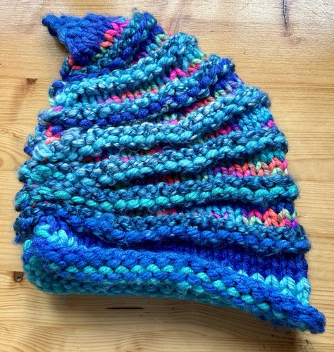 Hat warm hand - hat, knitted
