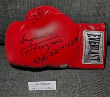 Joe Frazier Signed Boxing