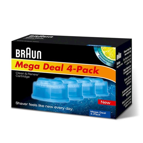 Braun refills pack clean - 4,