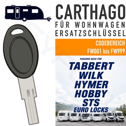 Key fw001 fw999 caravan - key,