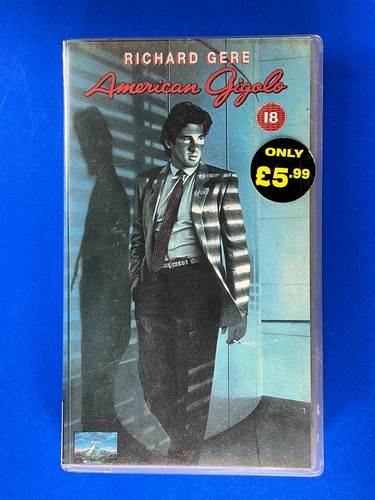 American gigolo vhs video tape - gigolo,