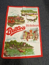 Vintage Butlins Tea Towel