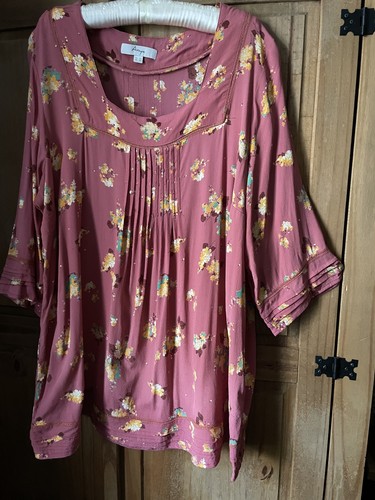 Anya rust crepe floral - , long