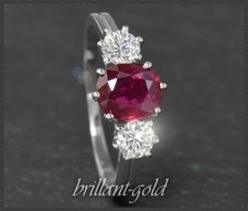 Diamond & Ruby 1.42ct Trilogy