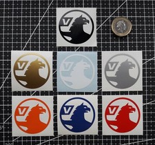 2 x VAUXHALL - Car Vinyl Sticker - Multiple Colours  - SMALL SIZE 4 X 4  cm   