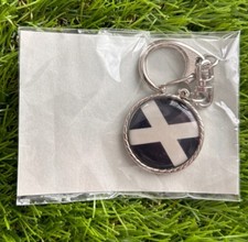 Scottish Flag - Saltire  keychain - Brand new In Packaging