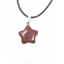Star necklace crystal pendant - star,