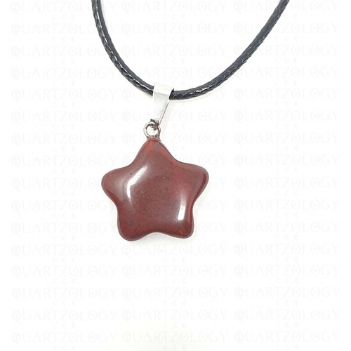 Star necklace crystal pendant - necklace,