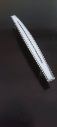 Vintage white enamel - enamel, gold