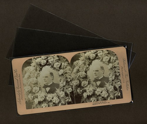 100 stereoview photo - 100, sleeves