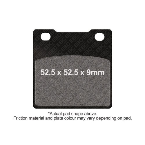 Ebc double brake pad - ebc, rear