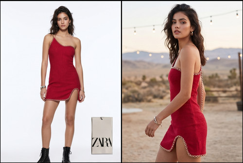 Zara chain mini - chain, bodycon