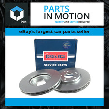 2x Brake Discs Pair Vented