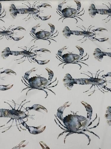 Voyage fabric crustaceans - fabric,
