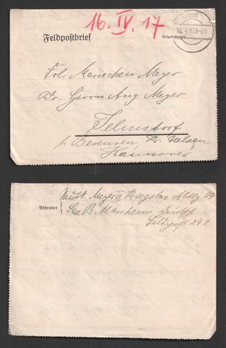 Germany field post letter - germany,