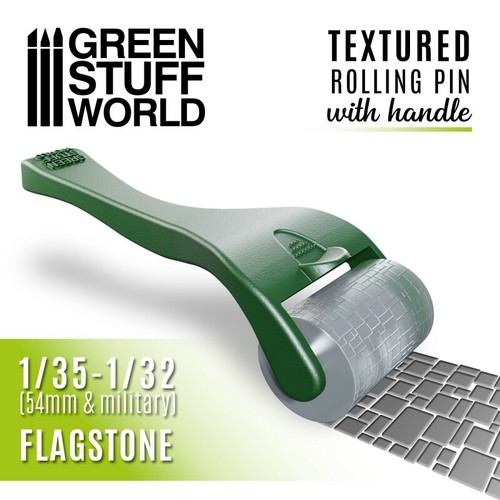 Rolling pin with - handle,