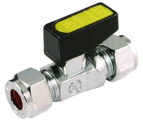 Gas mini lever ball valve - lever, cock