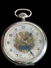 Antique Junghans Pocket Watch Rarer Freemason Working Read Listening Description