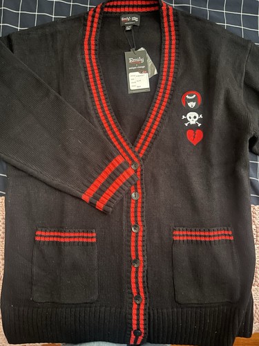 Emily strange cardigan sweater - emily,