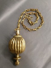 LARGE BRASS PUMKIN BALL HIGH