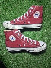 Burgundy Converse UK Size 4