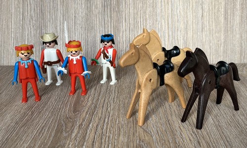 Playmobil cowboy horses - cowboy,