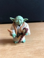 Original 1980 Vintage Star Wars Figure - Yoda (Brown Snake)  - complete w cane