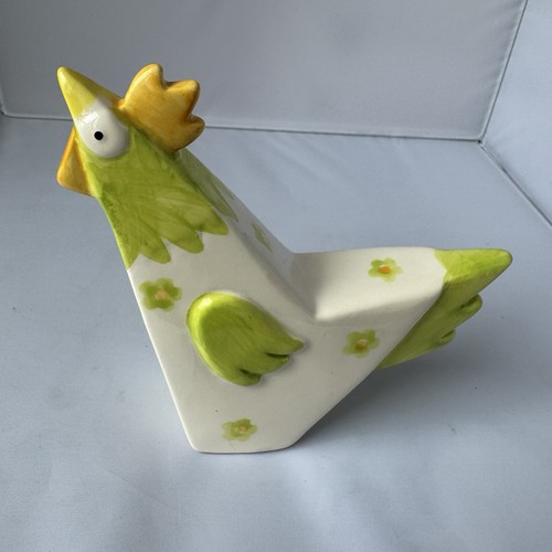 Vintage ceramic chicken - ceramic,