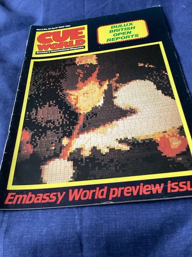 Cue world april 1985 snooker - world,april, 1985,snooker