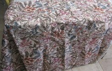 Vintage Arthur Sanderson Linen floral fabric Dune Park 140cm x 120cm plus extra