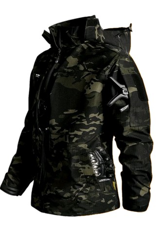 Military jacket dark camaflage - military,