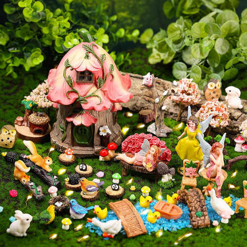 Pcs fairy garden house - pcs,