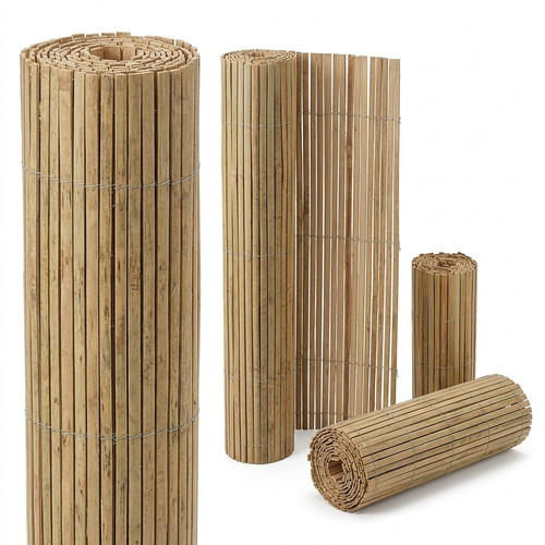 Bamboo slat fence screen - slat,