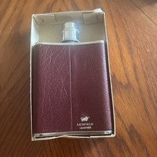 Vintage Hip Flask Burgundy