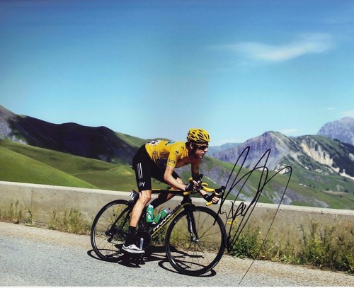 Bradley wiggins signed 10x8 - wiggins,