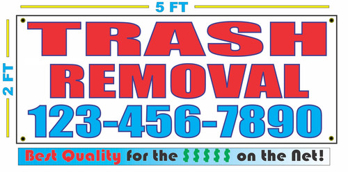 Trash removal custom phone - trash, w