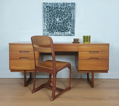 Mid century teak desk - century, by