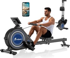 Evospark Magnetic Rowing Machine for Home Gym,  106F, 350 LB Weight Capacity 