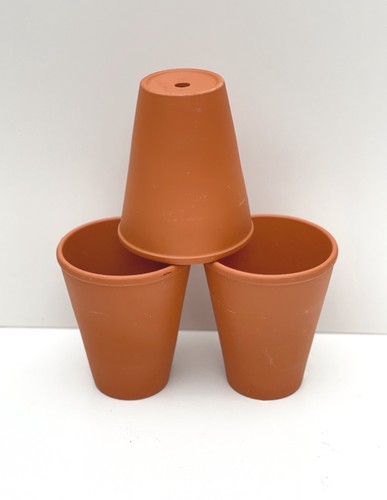 Terracotta long tom plant - long, pots