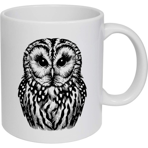 Tawny owl ceramic mug - 'tawny,
