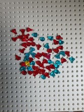 LEGO Gems Crystals Jewels Bundle Large Parts 60 Pieces