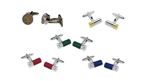 Bisley cartridge cufflinks - cartridge,