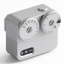 TTArtisan Light Meter Mark II 2 Dials Camera Lightmeter Photometer Silver