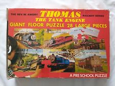 Vintage Thomas the Tank Engine Giant Floor Puzzle 28 Pieces Michael Stanfield