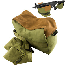 2/Set Rifle/Air Gun Front And Rear Rest Bench Bag Hunting Shooting