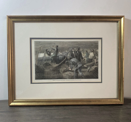 Antique engraving fitting out - engraving,
